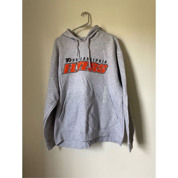 NHL Other - NEW NHL Unisex XL Grey Philadelphia Flyers Hooded Sweatshirt